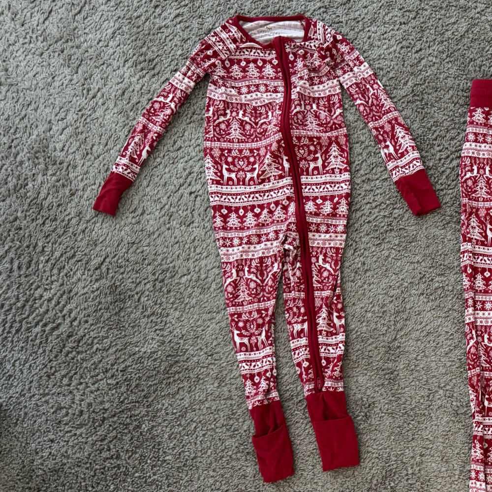 Little Sleepies Christmas Fairaisle Zippie